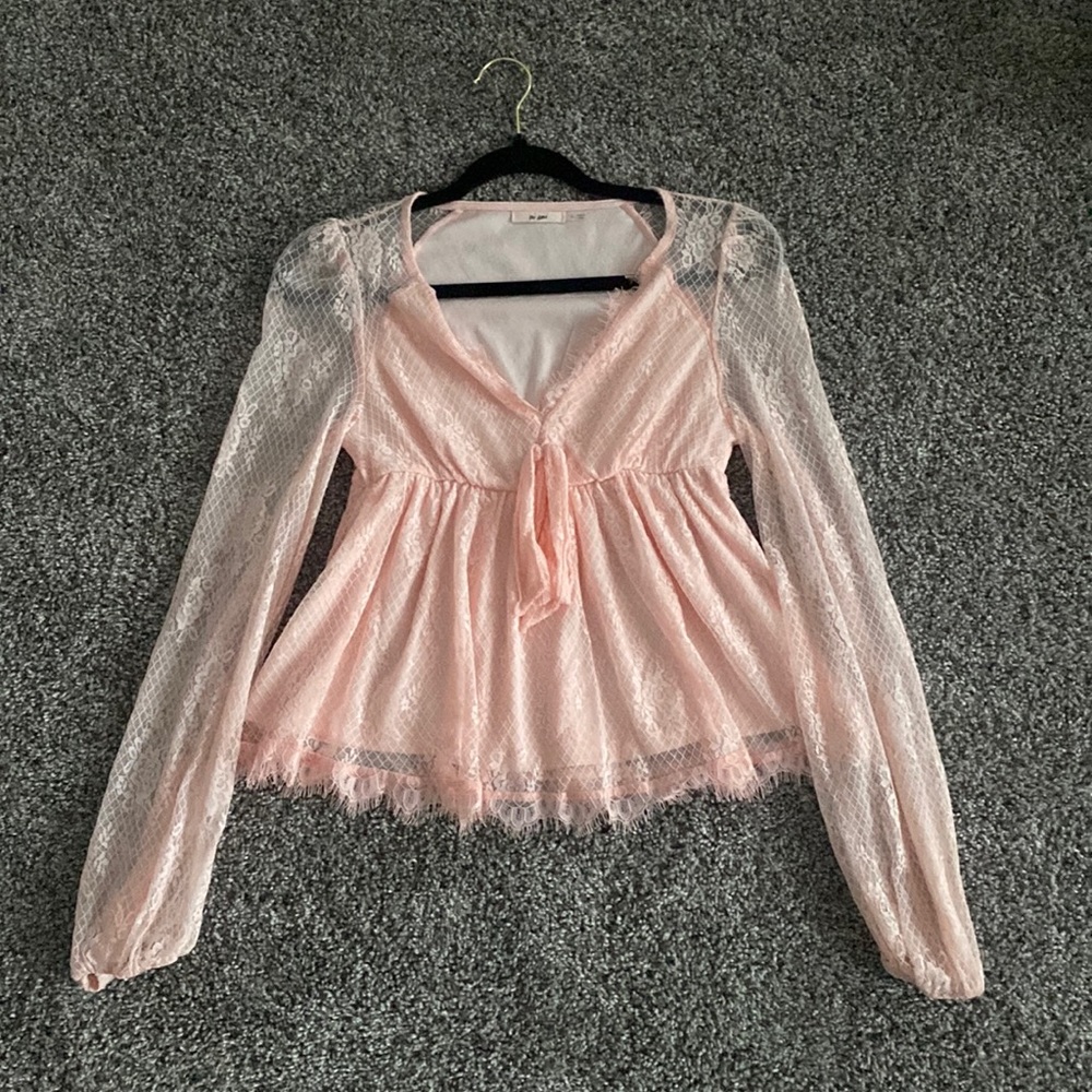 Babydoll lace top